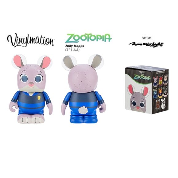 Disney Store Zootopia Judy Hopps Bunny Rabbit Vinylmation 3” Figure - Picture 6 of 6